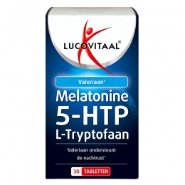 GratisVerzending3xLucovitaalMelatonine5-HTPL-Tryptofaan30tabletten