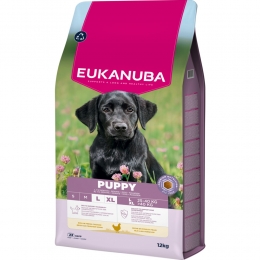 EukanubaLifeCareDogPuppyLargeHondenvoerChicken12kg