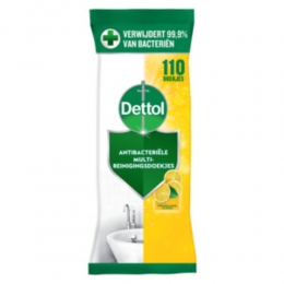 DettolReinigingsdoekjesPowerFreshCitrus110stuks