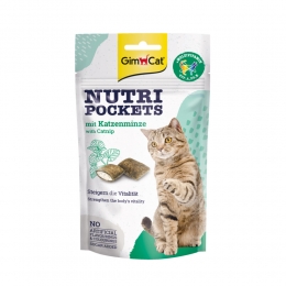GimCatNutriPocketsMulti-VitaminKattenkruid60gr