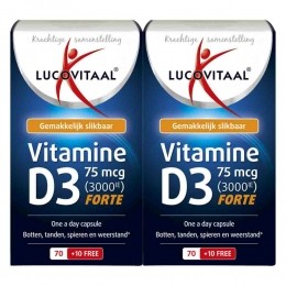 GratisVerzending2xLucovitaalVitamineD375mcgForte80capsules