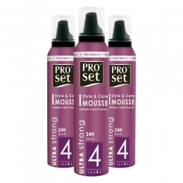 3xProsetHaarmousseUltraSterk250ml