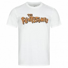 DEFLINSTONESLogoHerenT-shirtCDMTS065WHT