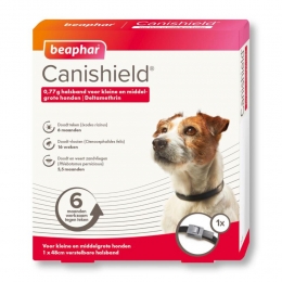BeapharCanishieldAntiVlooienenTekenbandHondS-M48cm