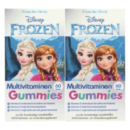 GratisVerzending2xDisneyMultivitaminesFrozen60gummies