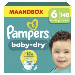 PampersBabyDryLuiersMaat613-18kg148stuks