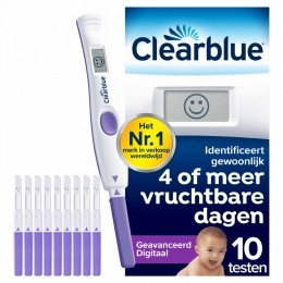 ClearblueOvulatietestDigitaalGeavanceerd10stuks