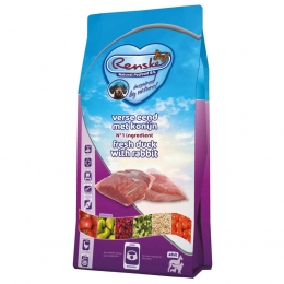 4xRenskeSuperPremiumAdultHondenvoerEend-Konijn2kg