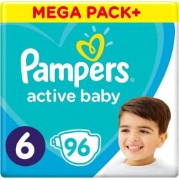 PampersActiveBabyLuiersMaat613-18kg96stuks