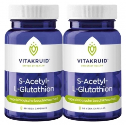 GratisVerzending2xVitakruidS-Acetyl-L-Glutathion30vegacapsules