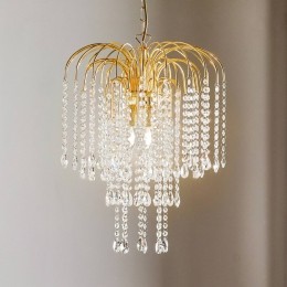 ONLIHanglampPioggiametkristallenregen40cmgoud