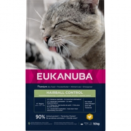 EukanubaAdultHairballControlKattenvoer10kg