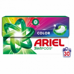 Ariel3in1WasmiddelPodsColor30stuks