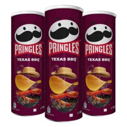 3xPringlesChipsBarbecue165gr