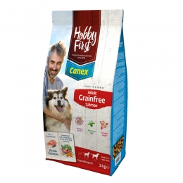 HobbyFirstCanexAdultHondenvoerSalmonGrainfree3kg