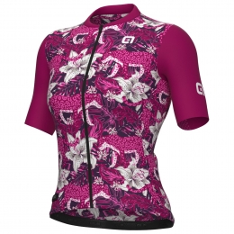 ALDamesshirtHibiscusdamesfietsshirtMaatSFietsshirtWielerkleding