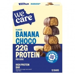 6xWeCareHighproteinBarsChocoBanana372gr