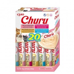 CiaoChuruKattensnackMultipackTunaSeafood20x14gr