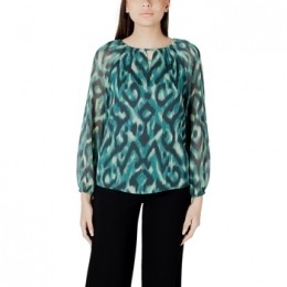 BlouseStreetOneChiffonroundneckblousewslit345532