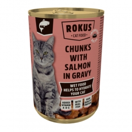 RokusKattenvoerBlikStukjesZalminJus415gr