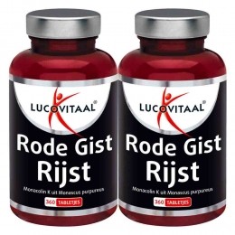GratisVerzending2xLucovitaalRodeGistRijst360tabletten