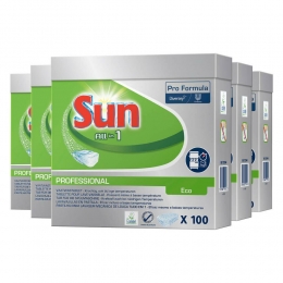 5xSunProfessionalVaatwastablettenAll-in-1EcoProFormula100stuks