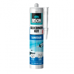 BisonSiliconenkitSanitairWit300ml
