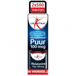 GratisVerzending3xLucovitaalMelatonine100mcgDUOPack2x500tabletten
