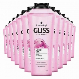 12xGlissShampooLiquidSilk400ml