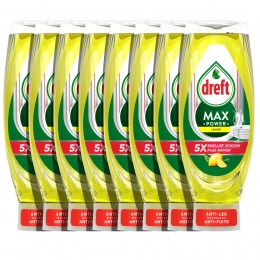 8xDreftMaxPowerAfwasmiddelLemon730ml