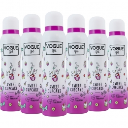 6xVogueGirlAntiTranspirantSweetCupcake150ml