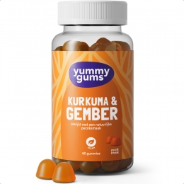 GratisVerzendingYummygumsKurkumaGemberGummies60stuks