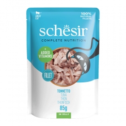 SchesirKattenvoerPouchTonijninGelei85gr