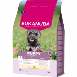 EukanubaLifeCareDogPuppySmallHondenvoerChicken3kg