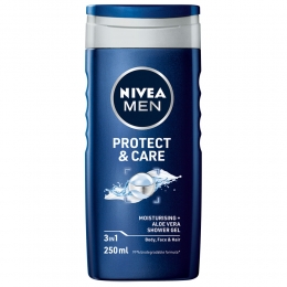 3xNIVEAMenDouchegelProtectCare250ml