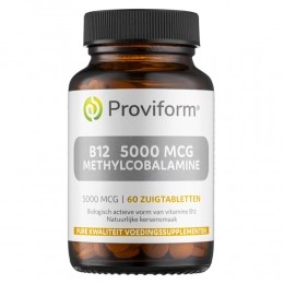 GratisVerzendingProviformVitamineB125000mcgMethylcobalamine60tabletten