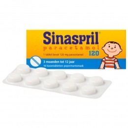 SinasprilParacetamol120mg10kauwtabletten