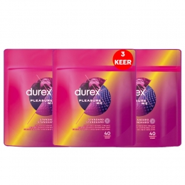 3xDurexCondoomsPleasureMe40stuks
