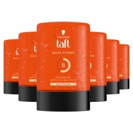6xTaftMenPowerGelMaxxPowerHold8300ml