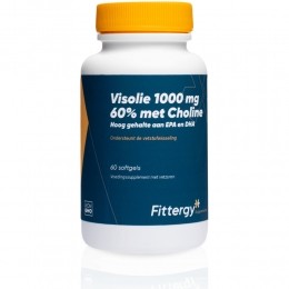 GratisVerzending2xFittergySupplementsVisolie1000mg60MetCholine60softgels