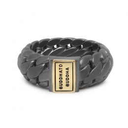 BuddhatoBuddha-542BRG17-RingBenSmallBlackGold