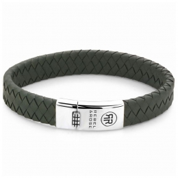 RebelandRoseRR-L0148-S-BraidedFlat925Ranger-Armband-MaatL