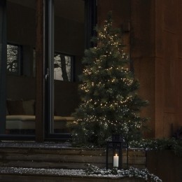 Clusterverlichtingvoorbinnenenbuiten-2000LEDs-Frosted-2100KAmber-44meter-Kerstverlichting-IP44-InclTransformator