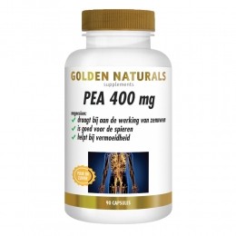 GratisVerzending2xGoldenNaturalsPEA400mg90vegacapsules