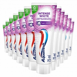 12xAquafreshTandpastaIntenseWhite75ml