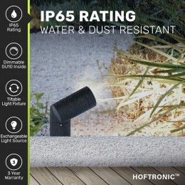 PinerodimbareLEDprikspot-GU104000Kneutraalwit-Kantelbaar-Tuinspot-Pinspot-IP65voorbuiten-Zwart-Tuinspotsspotsbodembuiten