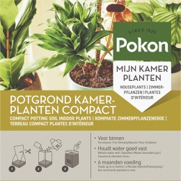 PokonKokosPotgrondKamerplantenCompact10liter