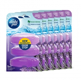 6xAmbiPurToiletblokNavullingLavendelRozemarijn3stuks