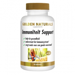 GratisVerzending2xGoldenNaturalsImmuniteitSupport90vegacapsules