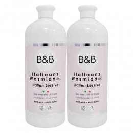 2xBBItaliaanseWasparfumWasmiddelWitteMusk1000ml